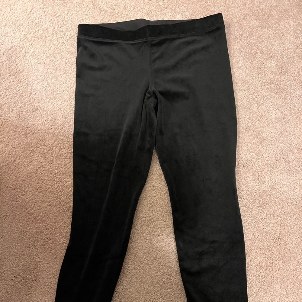 Velvet leggings